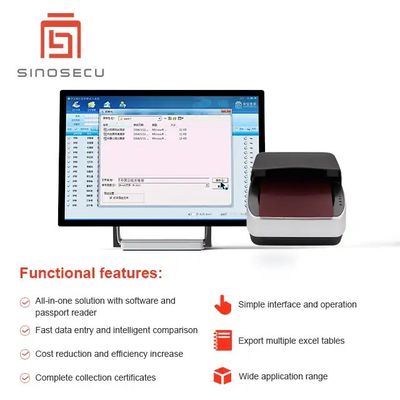 Sinosecu Reisbureau Paspoort Data Entry System Inclusief After-Sales Service