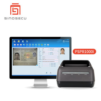Paspoortgegevensinvoer 400 DPI Optische resolutie 24 bit Kleurdiepte Software en lezer