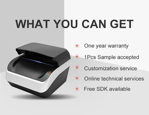 Optische resolutie van 2592x1944 Sinosecu Passport Reader met 175*199*140mm Dimensie