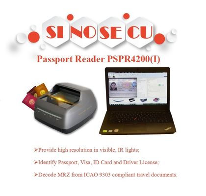 Compact 235*250*148mm rijbewijs scanner en hotel paspoortlezer met SDK
