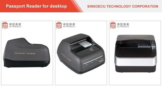 Zichtbare verlichting Sinosecu e-paspoortlezer en -scanner met 24 bit kleurdiepte