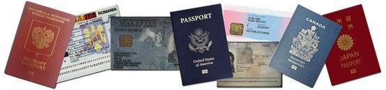 Hotel en luchthaven ID Card Reader Visa Scanner 235*250*148mm met Software Development Kit