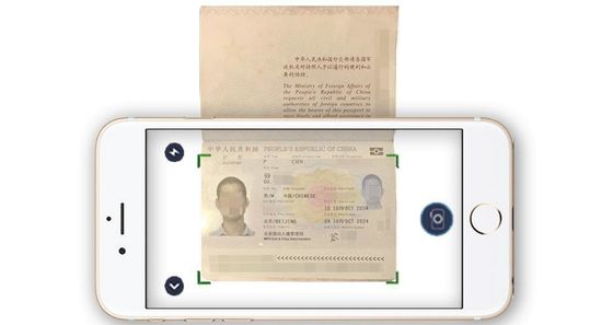 Hotel en luchthaven ID Card Reader Visa Scanner 235*250*148mm met Software Development Kit