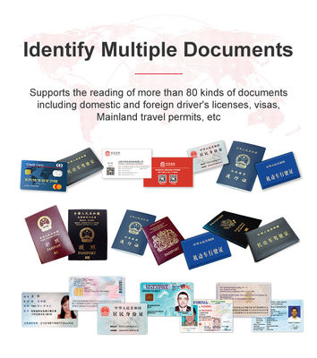 Multifunctionele ID-scanner Paspoort-ID-lezer voor het controleren van USB 2.0 1280 x 960 resolutie