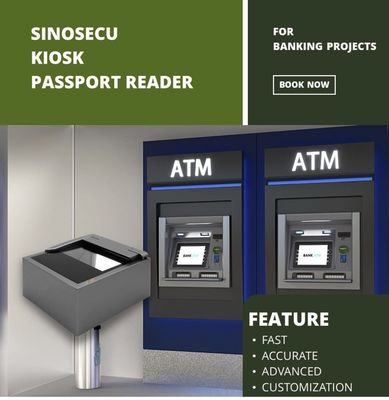 Document Scanner en HD 5.0 MP OCR Camera voor zelfservice in Airport Passport Reader