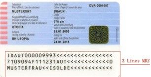 USB 2.0-interface CMOS-scan-element type ID-kaart scanner dat gegevens van ICAO 9303 extraheert