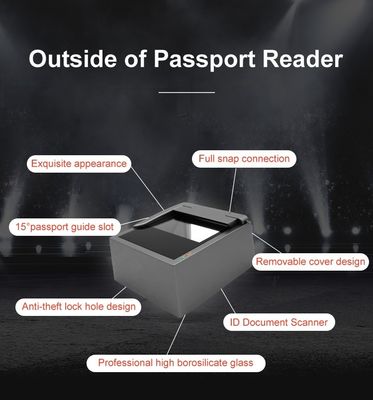 Geavanceerde OCR-camera Kiosk Paspoortlezer voor scannen en High Definition Camera
