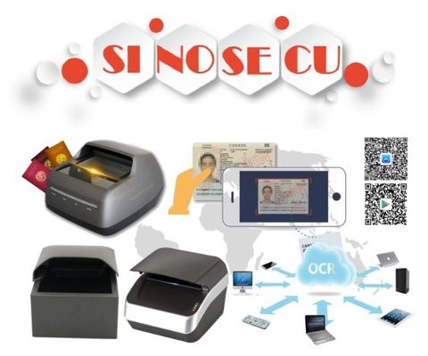 Full Page OCR ID Reader en ID Card Scanner SDK met Passport OCR Reader Software Zwart