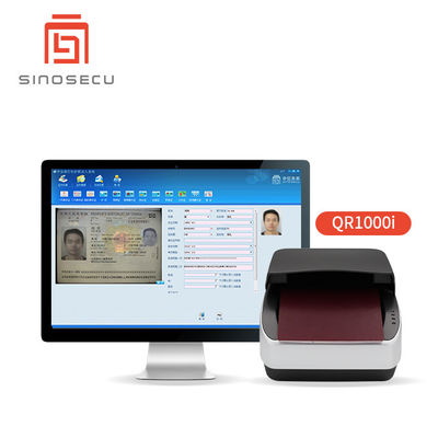 Paspoortgegevens-invoer systeem met zwart CMOS-scan-element type