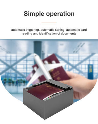 1 seconde OCR-verwerkingssnelheid CE FCC-gecertificeerde reisdocumentscanner voor ID-scannen