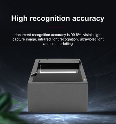 1 seconde OCR-verwerkingssnelheid CE FCC-gecertificeerde reisdocumentscanner voor ID-scannen