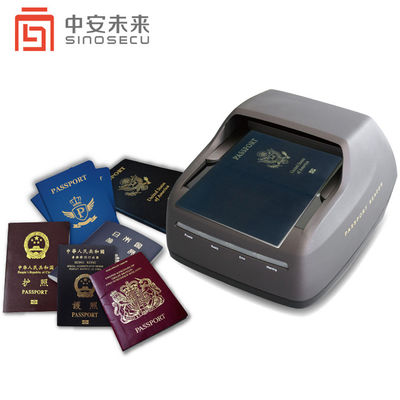 24 bit kleurdiepte Sinosecu kaartlezer Paspoort scanner met OCR MRZ Software USB 2.0