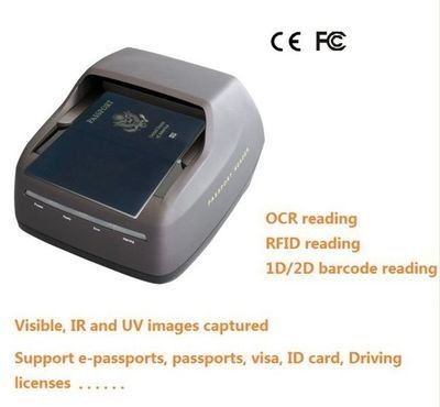 Sinosecu Passport Reader OCR MRZ e-paspoort scanner PSPR4200 met gratis SDK systeem integreren