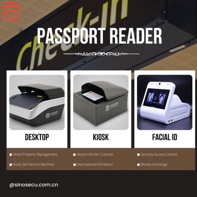 SINOSECU SDK-enabled Passport Reader en Apr5300i voor resolutie-identiteitsverificatie