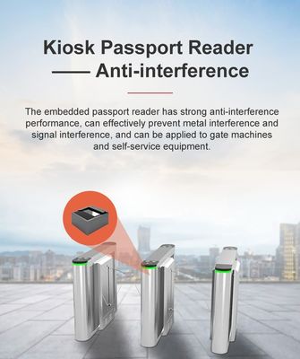 MRZ OCR Passport Reader OEM met 400DPI-resolutie en SDK-software Makkelijk te integreren