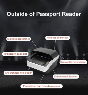 Sinosecu Paspoortlezer ID-kaarten Scanner Apparaat OCR-technologie SDK voor hoge normen